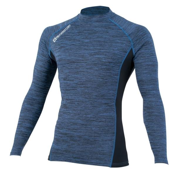 グラディエーター ウォームパワーサポートローネック ブルー LL G-51048