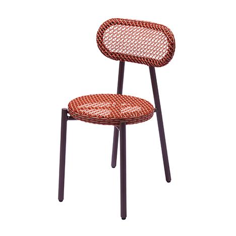 パティオプティ WAシリーズ チェア レッド 660-171 「メーカー直送・代引不可・置配不可」