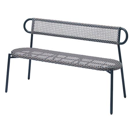 パティオプティ WAシリーズ チェア ロング ブルー 660-175 「メーカー直送・代引不可・置配...