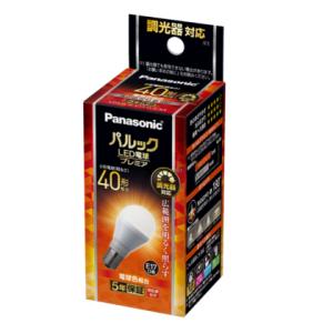 パナソニック パルック LED電球 プレミアム E17口金 40形 電球色 広配光タイプ 調光器対応...