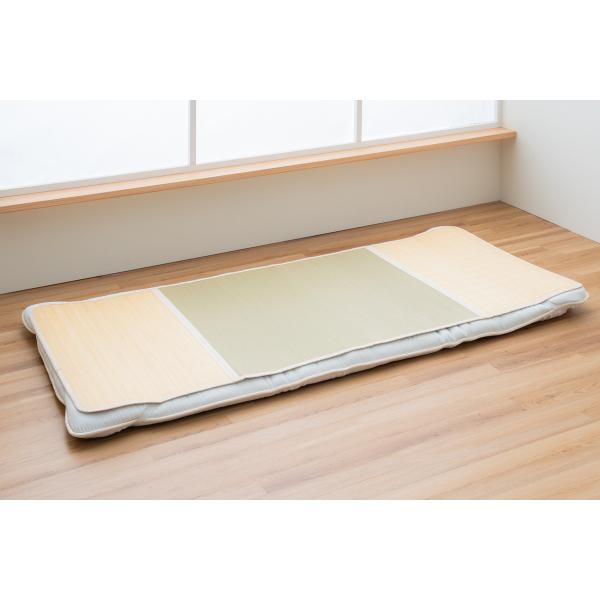 い草＋竹シーツ バングラス 88×200cm 「メーカー直送・代引不可・置配不可・配送地域限定」