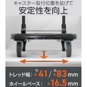 トラスコ 樹脂台車 カルティオ ブラック 樹脂...の詳細画像4
