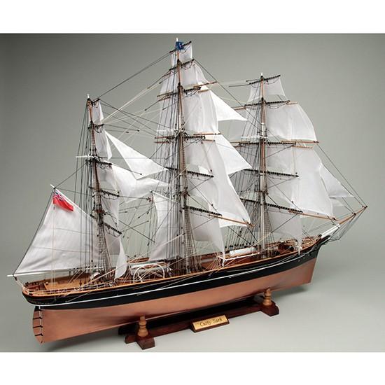 ウッディジョー 木製帆船模型 1/80 カティサーク [帆付] レーザーカット加工