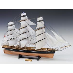 ウッディジョー 木製帆船模型 1/100 カティサーク [帆付き] レーザーカット加工｜lamd2