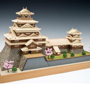 ウッディジョー 木製建築模型 1/150 広島城｜lamd2