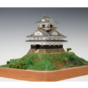 ウッディジョー/木製建築模型 1/150大阪城・天守閣＋塗料セット