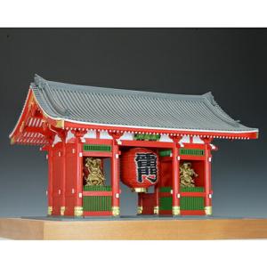 ウッディジョー 木製建築模型 1/50 浅草寺 雷門