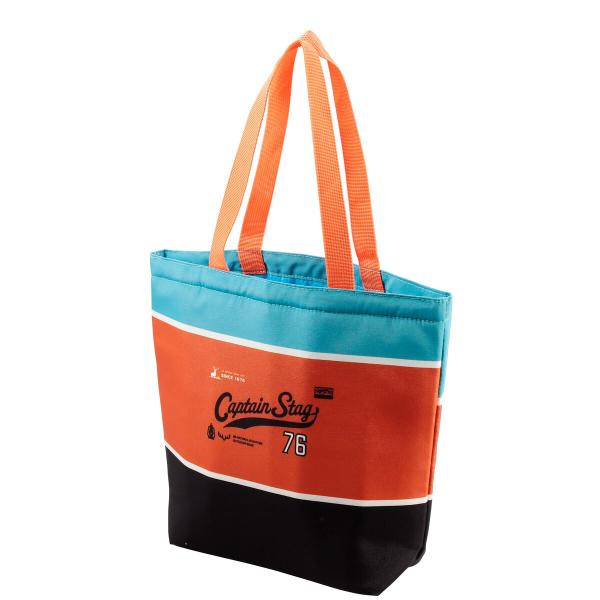 キャプテンスタッグ トートクーラーバッグ6 オールドオレンジ/76 UE-0675