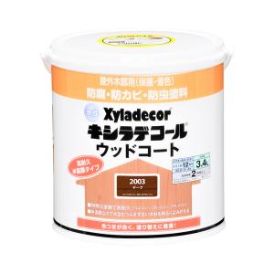 大阪ガスケミカル 水性キシラデコール ウッドコートS 3.4L チーク