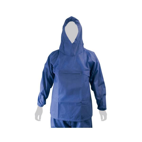 カヴァーワーク 不織布 ヤッケ ＬＬサイズ ネイビー FT-920