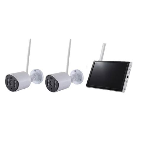 NSK AIワイヤレスカメラ2台モニターセット NS-AI2110WRMS 2SET