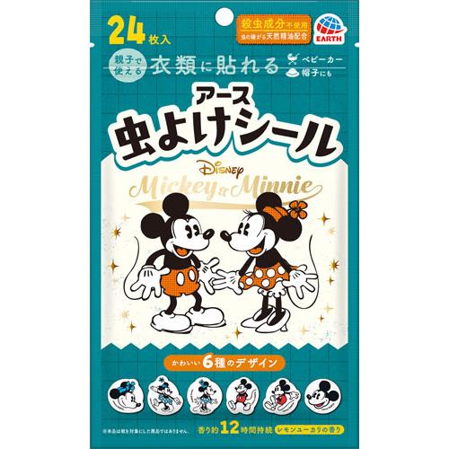 アース製薬 虫よけシール ミッキー＆ミニー 24枚