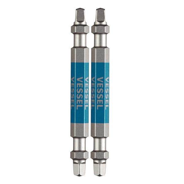 VESSEL ベッセル 両頭スクエア剛彩ビットＳＱ3Ｘ65ｍｍ（2本） ＧＳ14ＳＱ3065
