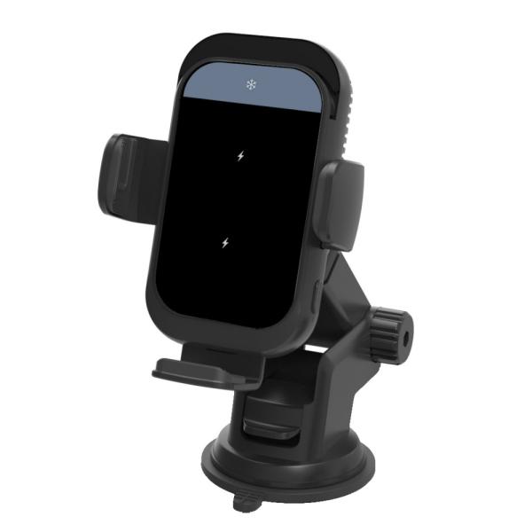 カシムラ 自動開閉式 ワイヤレス充電ホルダー 吸盤取付 冷却機能付 KW-51