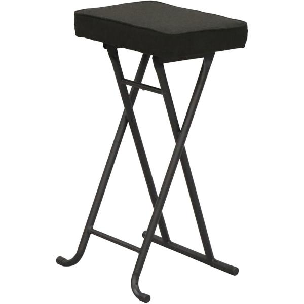 エイ・アイ・エス 折畳ハイスツール YSHS-09 BK 「メーカー直送・代引不可・置配不可」