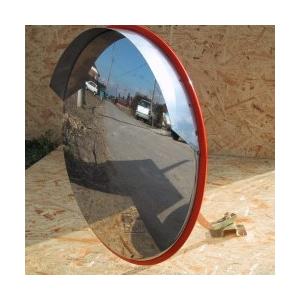 サンケイ　カーブミラーステンレスミラー[丸型スタンド式]「径30cm」