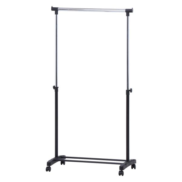 不二貿易 パイプシングルハンガー 3644-A0-BK 14199 「メーカー直送・代引不可・置配不...