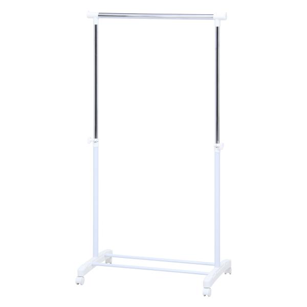 不二貿易 パイプシングルハンガー 3644-A0-WH 14201 「メーカー直送・代引不可・置配不...