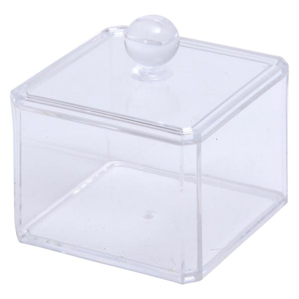 欠品 次回3月下旬予定  不二貿易 PSコスメ収納 蓋つき小物入れ 6019A 「メーカー直送・代引...