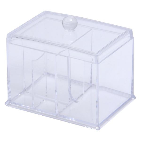 不二貿易 PSコスメ収納 コットン・綿棒ケース 6014 「メーカー直送・代引不可・置配不可・配送地...