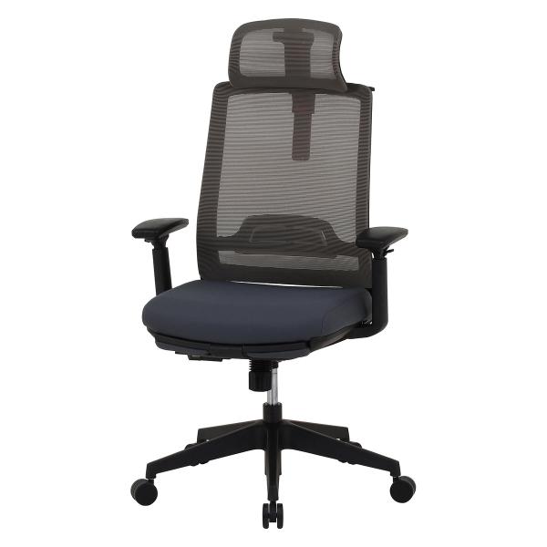 不二貿易 オフィスチェア ダービット GY 2788F-1W 「メーカー直送・代引不可・置配不可・配...