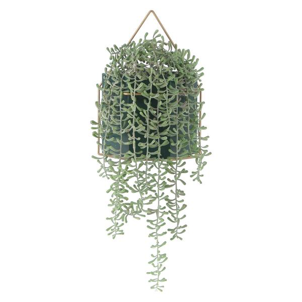 不二貿易 フェイクグリーン ミカヅキネックレス ハンギング FB-3091625 「メーカー直送・代...