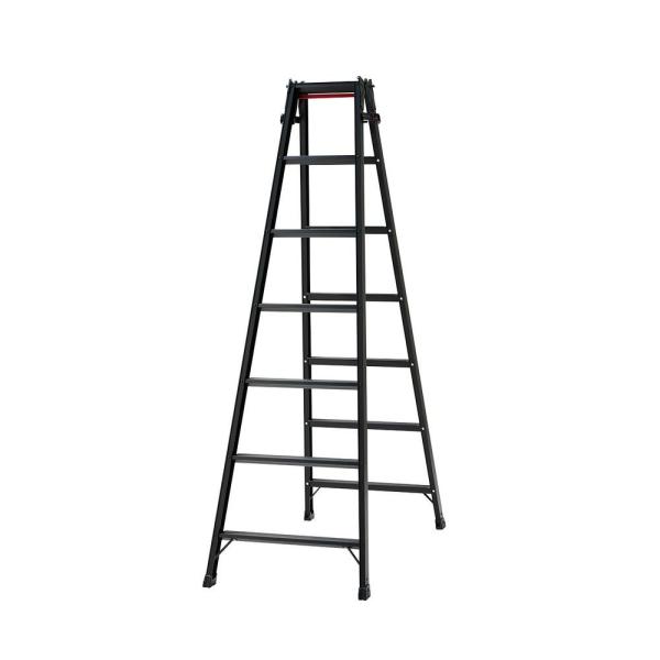 「法人限定」長谷川工業 はしご兼用脚立7尺 踏ざん幅広 ブラックレーベル RHB-21a 「メーカー...