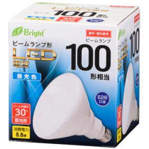 オーム電機 LED電球 D形 E26 100形相当 昼光色 全方向タイプ 発光管