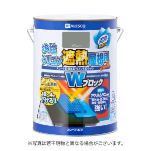 カンペハピオ 水性シリコン遮熱屋根用 3L グレー
