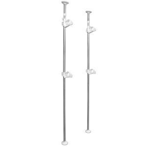 平安伸銅工業　ワンタッチ ベランダ物干し受　1セット2本組　MC-80