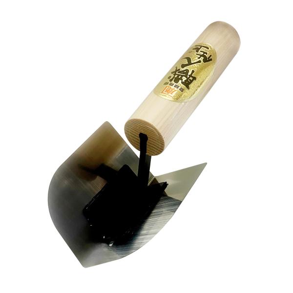 カネシカ 職人仕上 出隅押さえ職人 80mm 1分 外丸面引鏝 153198