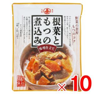 丸善 根菜ともつの煮込み 味噌仕立て 360g ×10個 ケース販売｜lamd2