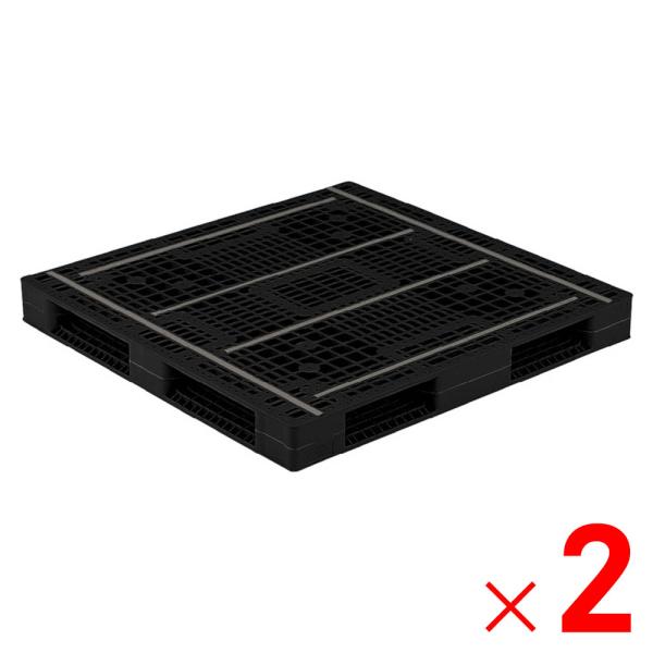 「法人限定」サンコー パレット R4-112116 再生ブラック 813054-01 ×2個 セット...