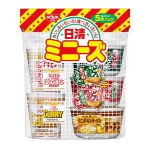 4箱まで1個口 日清 ミニーズ 東 ミニカップ 5食パック×6袋 ［ケース販売］