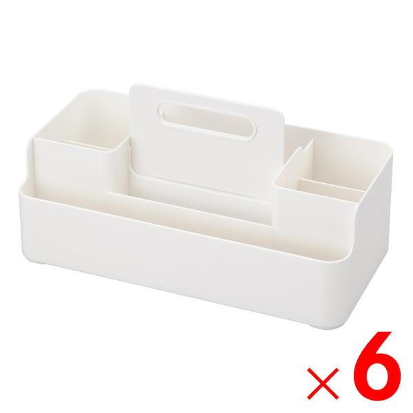 ウイザ WIZA 重なる小物収納ケースLサイズ ANTP-LWH アークランズ×6個 ケース販売