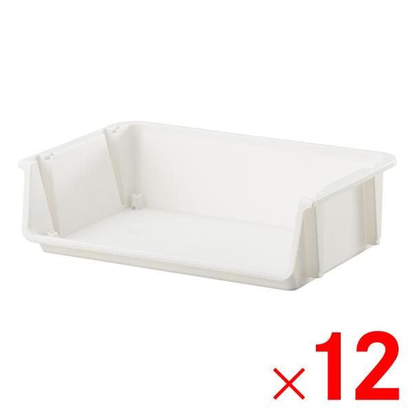 サンカ SANKA ナチュラ ストックス トレー ホワイト NSTT-WH×12個 ケース販売