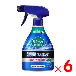 花王 リセッシュ 除菌EX 消臭ストロング 本体 370ｍｌ ×6個 セット販売