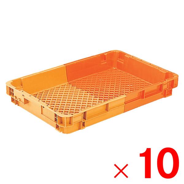 「法人限定」サンコー SNコンテナー C#19TA オレンジ/オレンジ 101955-00 ×10個...