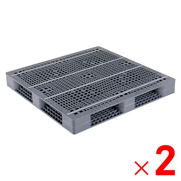 「法人限定」サンコー パレット R4-1313 グレー 816902-01 ×2個 セット販売 「メ...