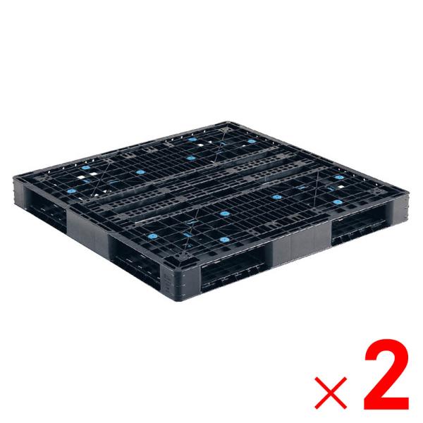 「法人限定」サンコー パレット R4-1111-5 再生ブラック 812140-00 ×2個 セット...