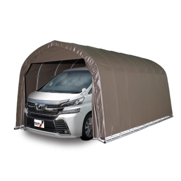 「法人限定」南栄工業 パイプ車庫 ベース式 大型BOX用 3256BSB 「メーカー直送・代引不可・...