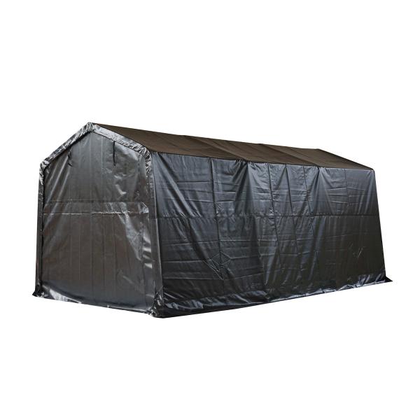 「法人限定」南栄工業 パイプ車庫 マルチストレージ 3055B BK 「メーカー直送・代引不可・置配...