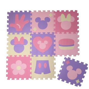 つなげるパズルマット 9枚組 ミッキー&ミニー...の詳細画像1
