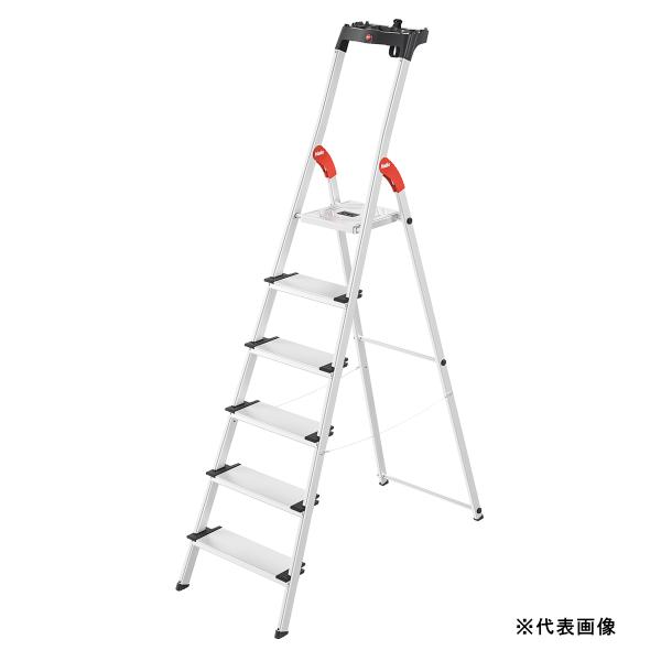 「法人限定」長谷川工業 脚立 上わく付き脚立 L80-4 「メーカー直送・代引不可・置配不可・配送地...