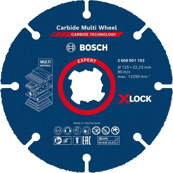 ボッシュ BOSCH X-LOCKカーバイドマルチホイール 外径125mm 2608901193