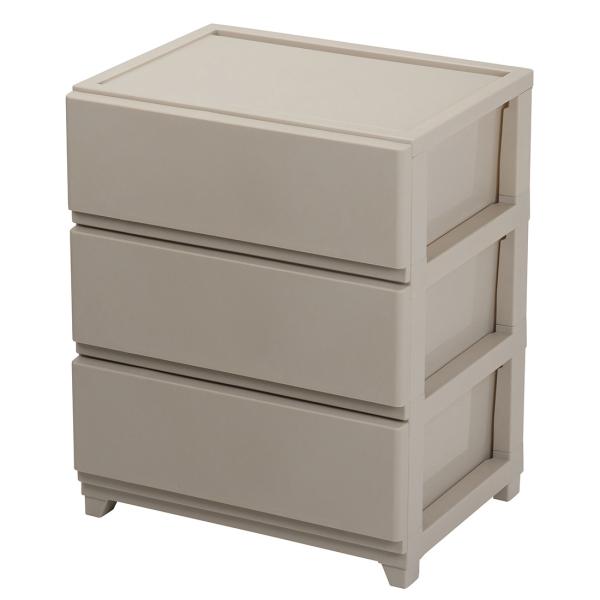 JEJ デコニー シーヴォ ワイド3段 グレージュ