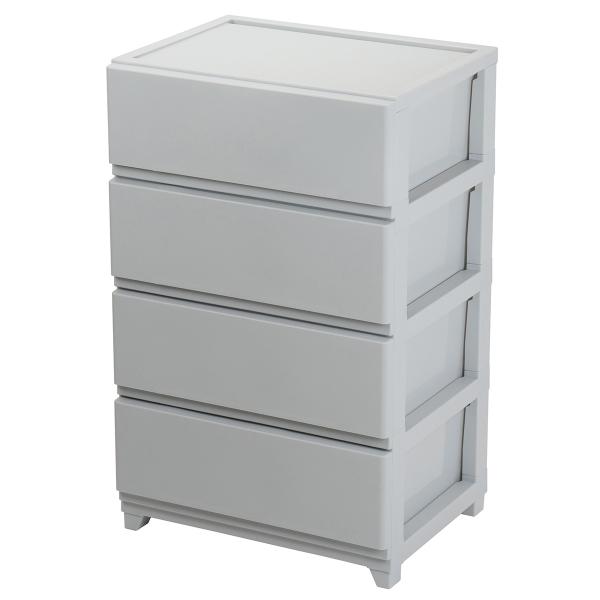 JEJ デコニー シーヴォ ワイド4段 ライトグレー