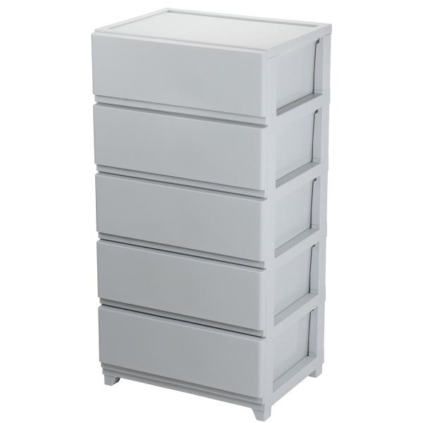 JEJ デコニー シーヴォ ワイド5段 ライトグレー