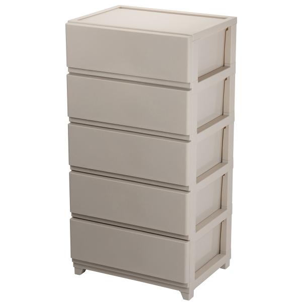 JEJ デコニー シーヴォ ワイド5段 グレージュ