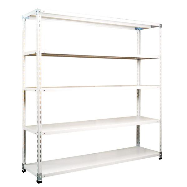 「法人限定」福富士 スチールラック 130kgタイプ 5段 エクセレントタイプ FXBC-4 「メー...